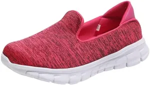 Jakcuz Stretch Fabric Casual Loafer Shoes for Women Non-Slip Lightweight Comfortable Slip on Walking Shoes