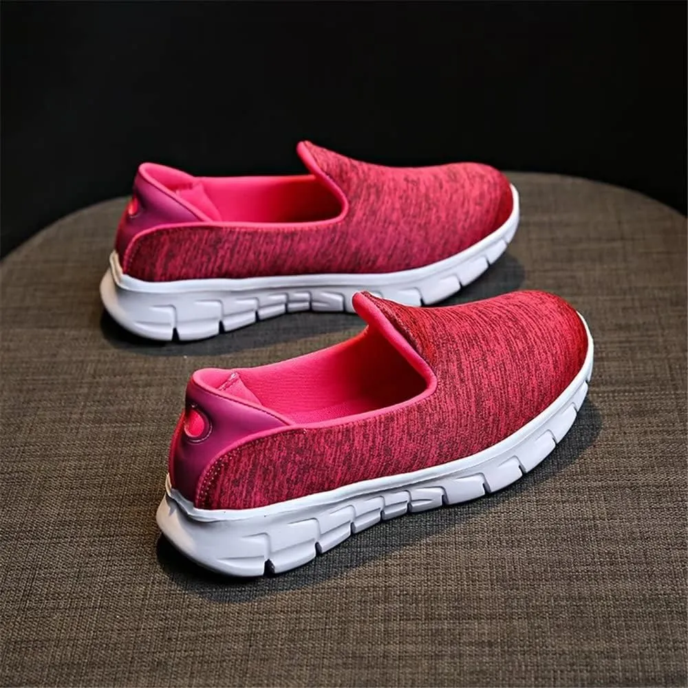 Jakcuz Stretch Fabric Casual Loafer Shoes for Women Non-Slip Lightweight Comfortable Slip on Walking Shoes