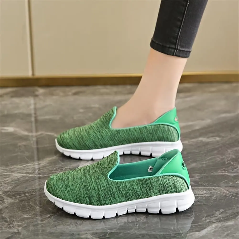 Jakcuz Stretch Fabric Casual Loafer Shoes for Women Non-Slip Lightweight Comfortable Slip on Walking Shoes