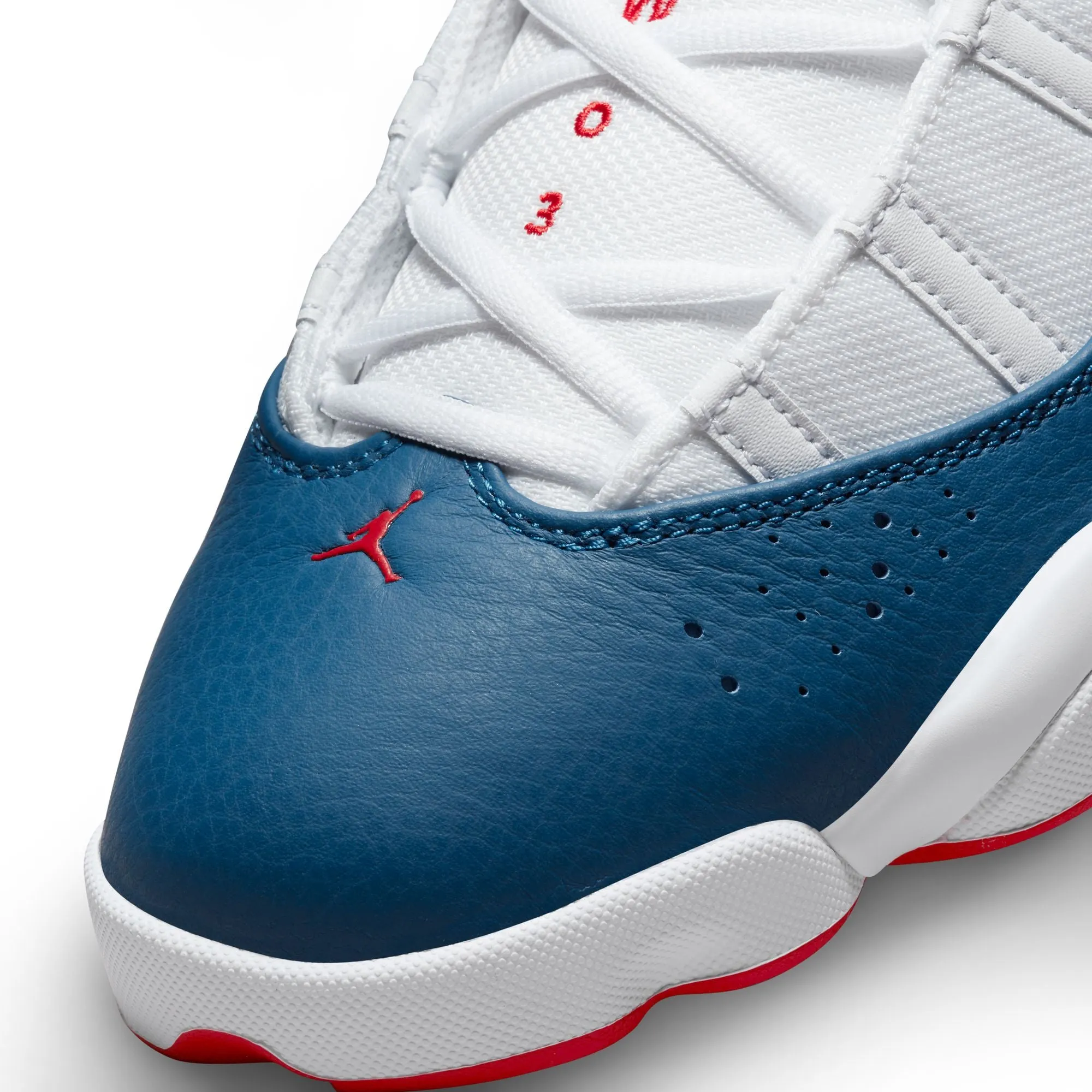 Jordan - Men - 6 Rings - White/True Blue/University Red
