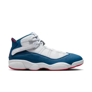 Jordan - Men - 6 Rings - White/True Blue/University Red