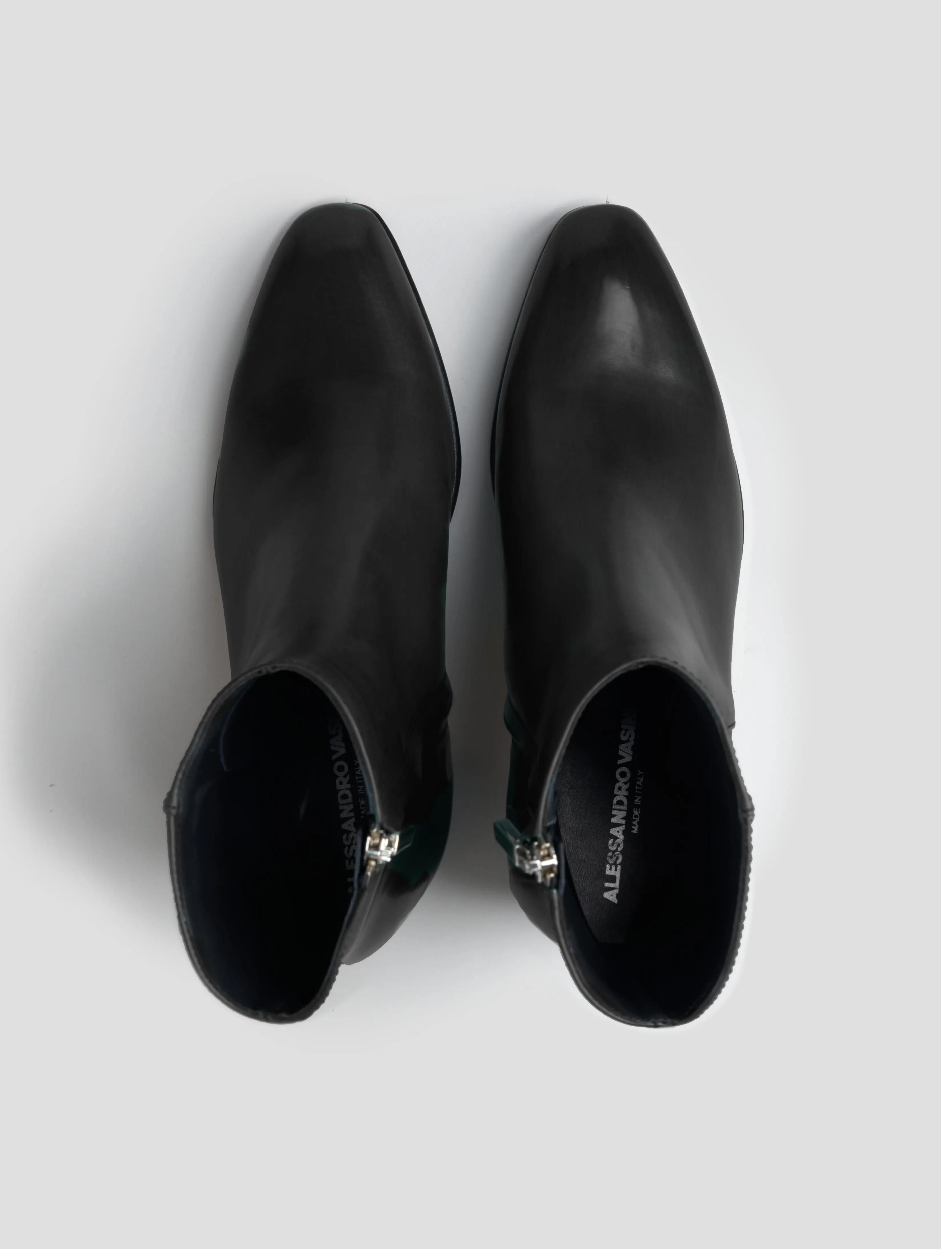 JUAN 60MM BOOT IN BLACK CALFSKIN - Woman