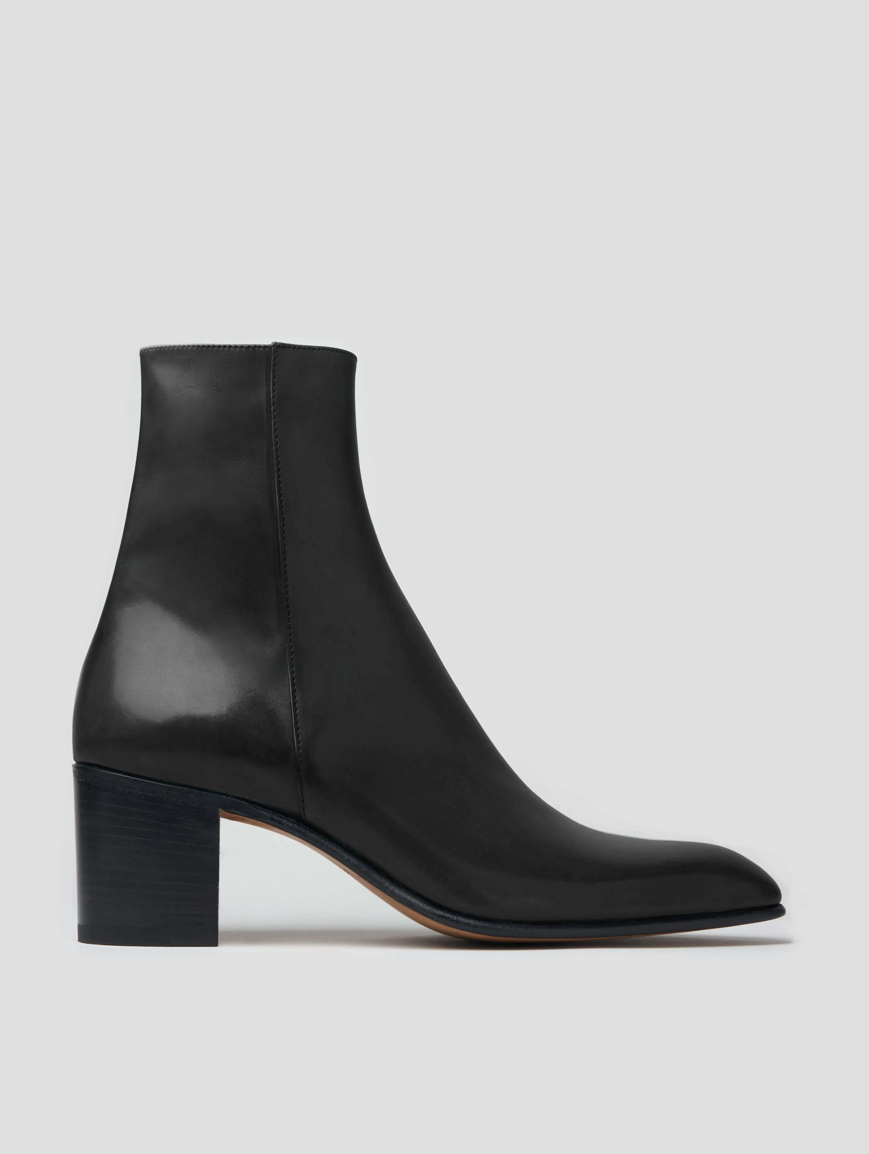 JUAN 60MM BOOT IN BLACK CALFSKIN - Woman