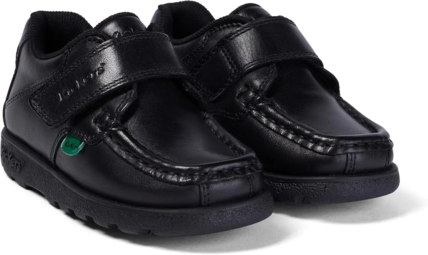 Kickers Boy's Moccasins Leather Shoes