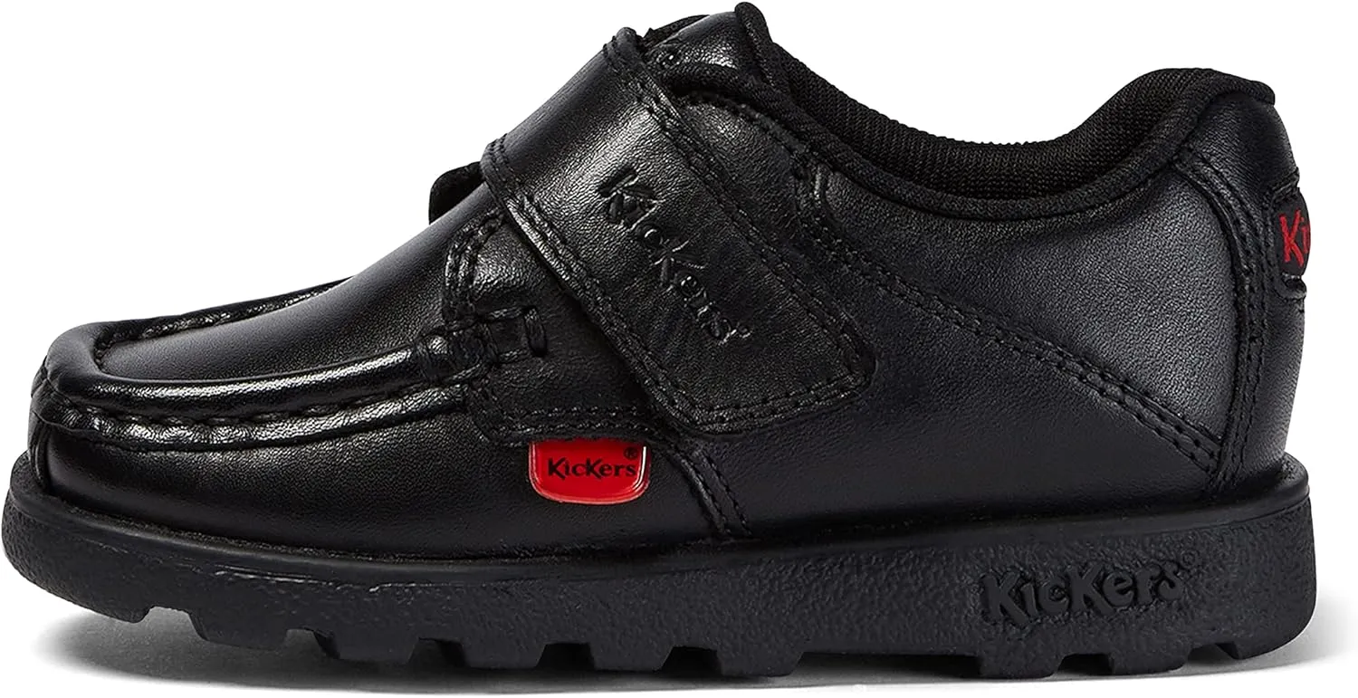 Kickers Boy's Moccasins Leather Shoes