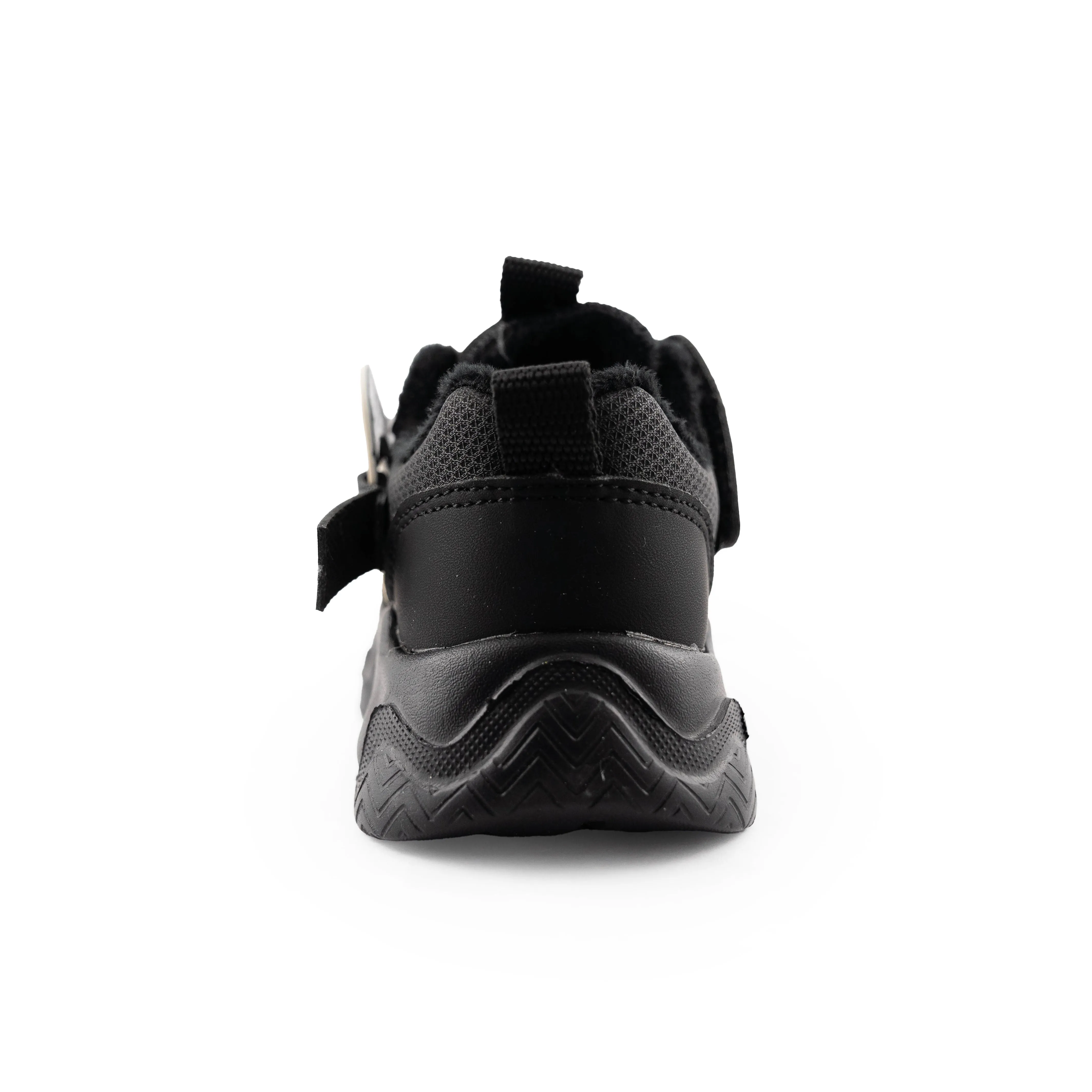 Kids' Chunky Sneakers – Stylish & Comfortable Sport Shoes - P295 Black