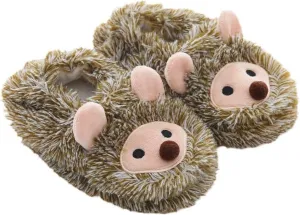 Kids Winter Hedgehog Cotton Slippers Children's Cute Plush Cozy Warm Slippers for Toddler Girls House Shoes