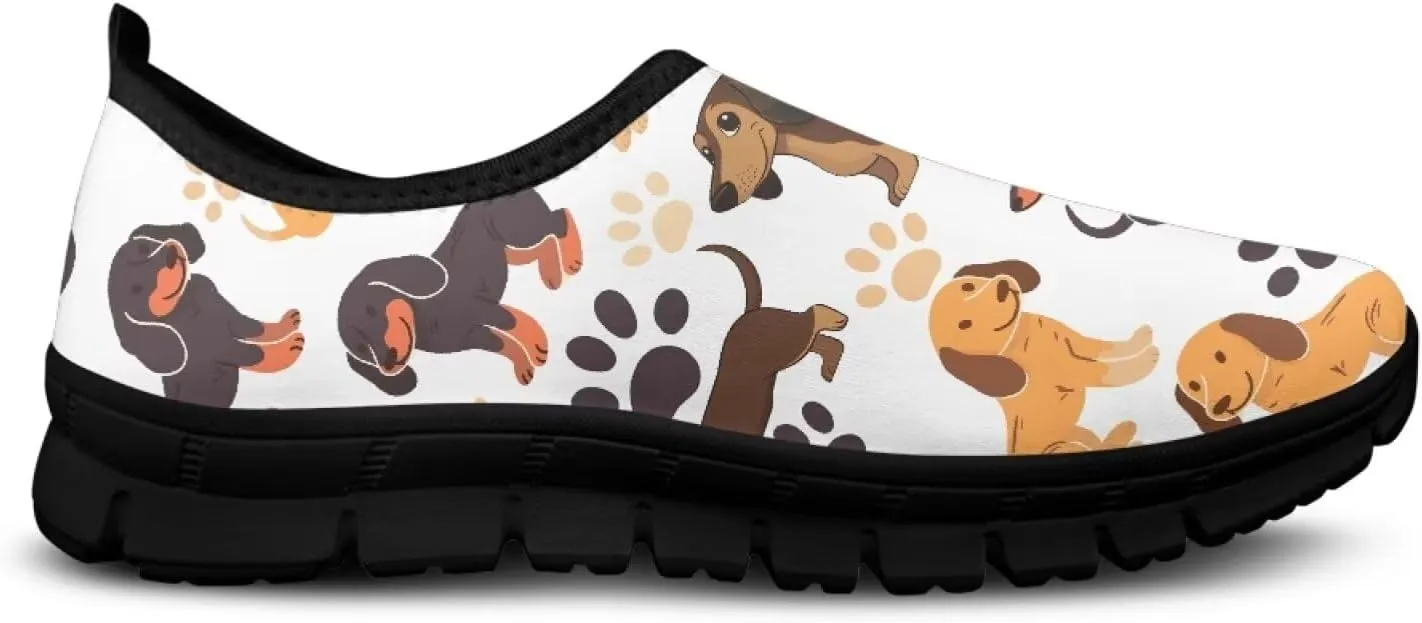 Low-Cut Animals Design Casual Shoes - Women's Walking Shoes, Tennis Shoes, Polyester Fabric Shoes