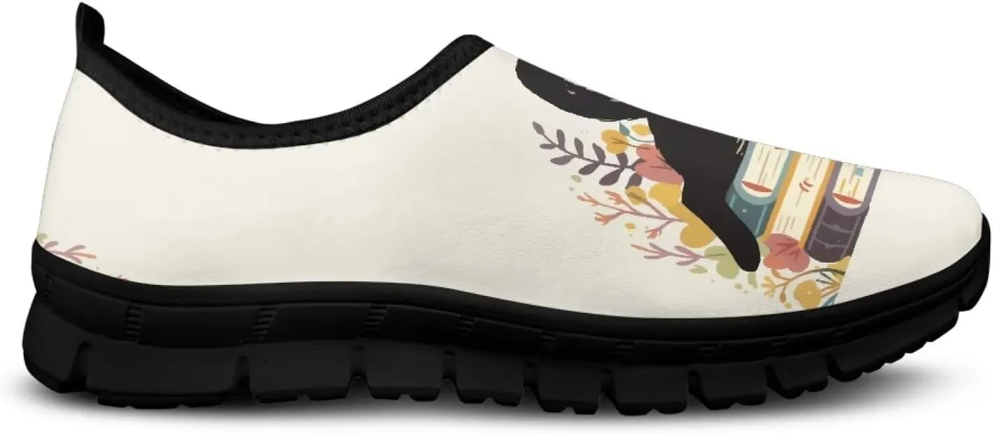 Low-Cut Animals Design Casual Shoes - Women's Walking Shoes, Tennis Shoes, Polyester Fabric Shoes
