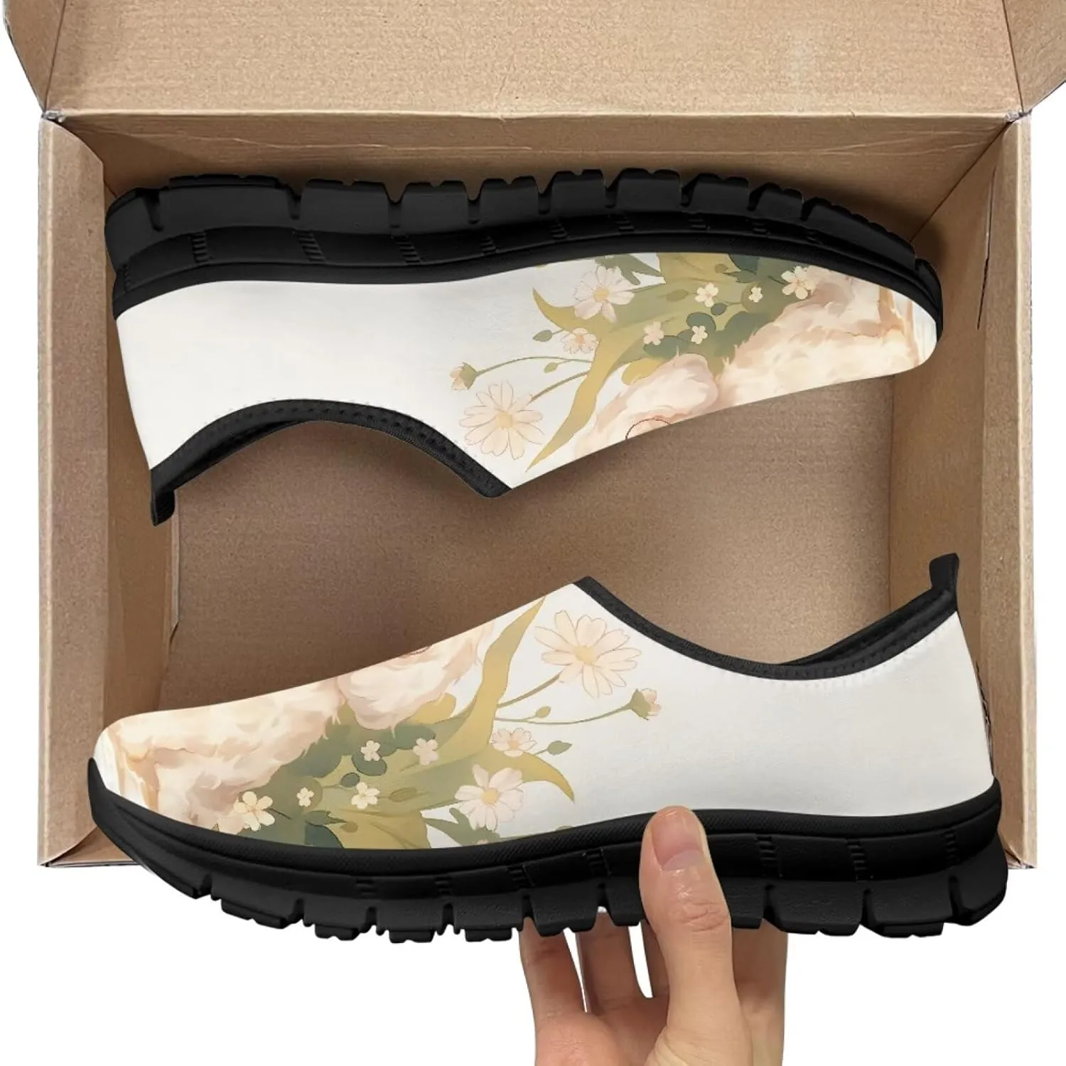 Low-Cut Animals Design Casual Shoes - Women's Walking Shoes, Tennis Shoes, Polyester Fabric Shoes