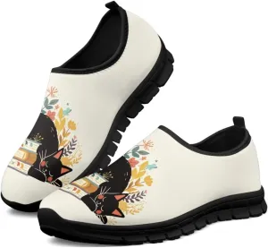 Low-Cut Animals Design Casual Shoes - Women's Walking Shoes, Tennis Shoes, Polyester Fabric Shoes