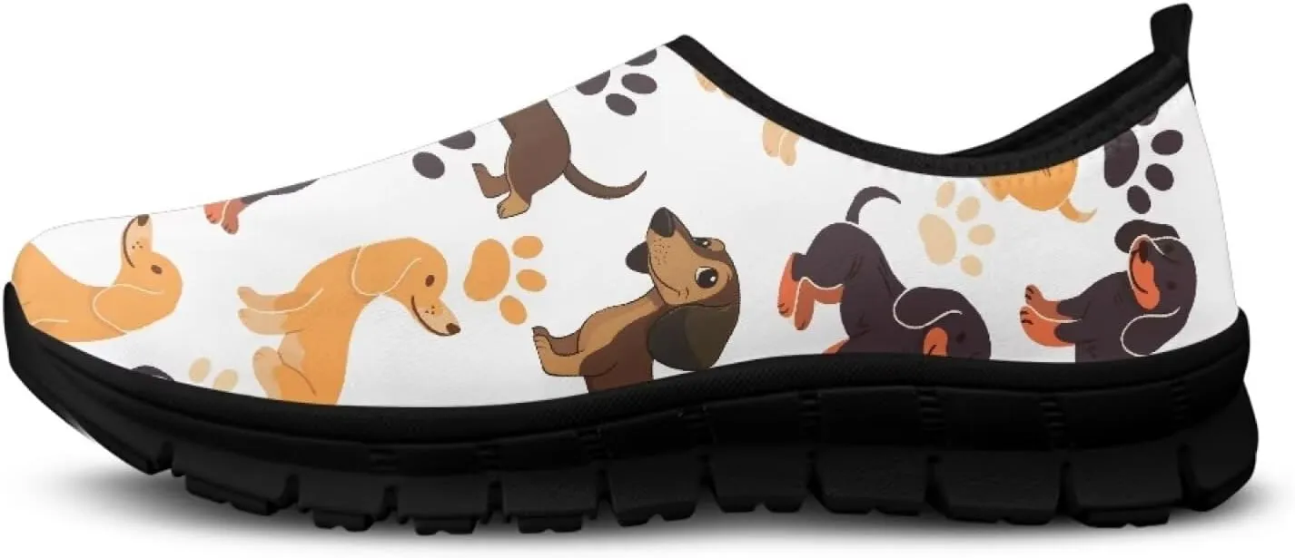 Low-Cut Animals Design Casual Shoes - Women's Walking Shoes, Tennis Shoes, Polyester Fabric Shoes