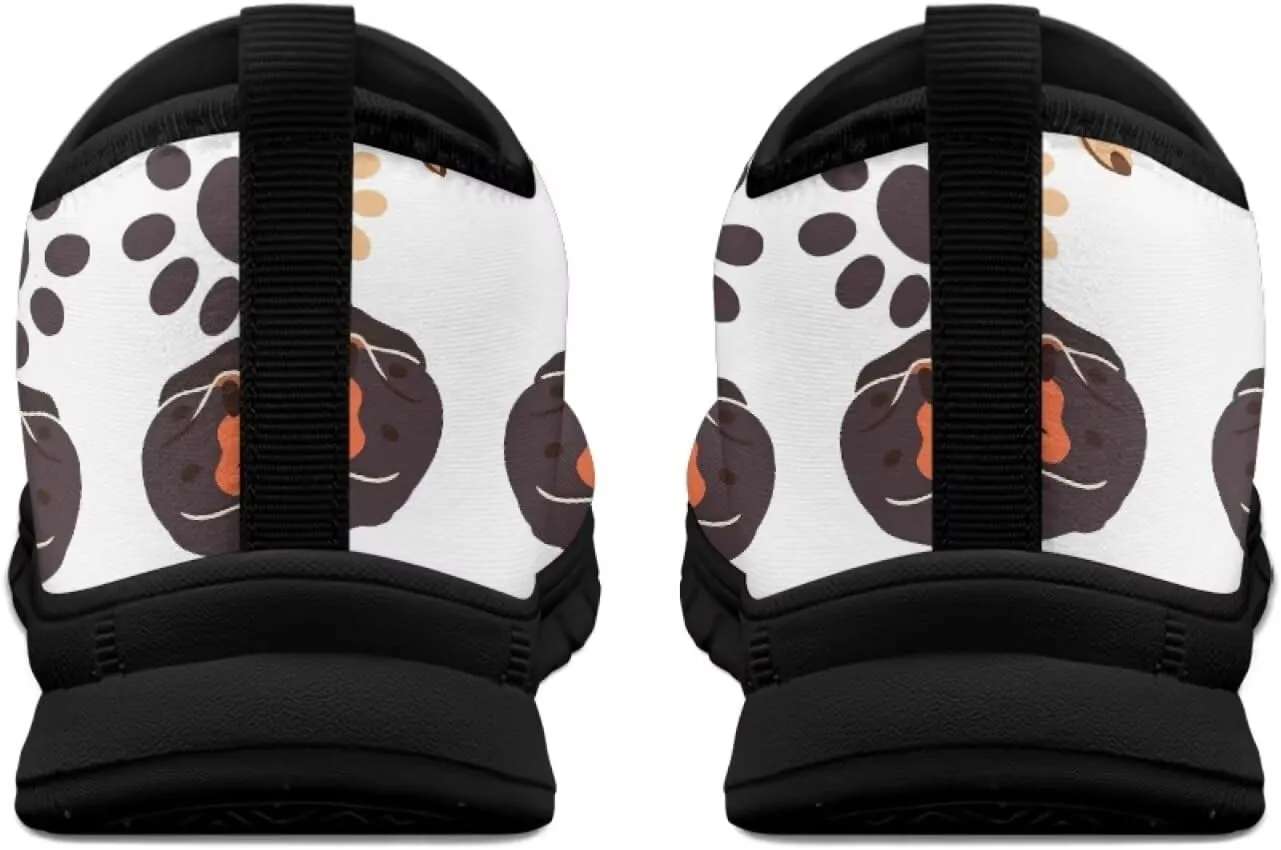 Low-Cut Animals Design Casual Shoes - Women's Walking Shoes, Tennis Shoes, Polyester Fabric Shoes