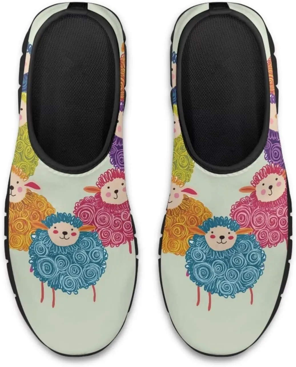 Low-Cut Animals Design Casual Shoes - Women's Walking Shoes, Tennis Shoes, Polyester Fabric Shoes