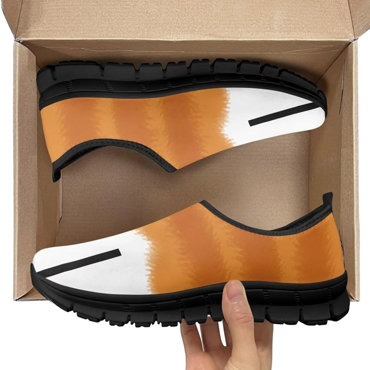 Low-Cut Animals Design Casual Shoes - Women's Walking Shoes, Tennis Shoes, Polyester Fabric Shoes