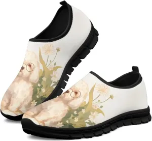 Low-Cut Animals Design Casual Shoes - Women's Walking Shoes, Tennis Shoes, Polyester Fabric Shoes