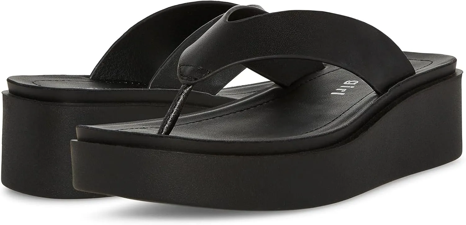 Madden Girl Soleil Black Fabric 7.5 B (M)
