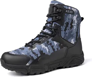 Men Military Boots Tactical Boots Combat Boots Breathable Police Patrol Boots Lightweight Army Boots Waterproof Hiking Boots
