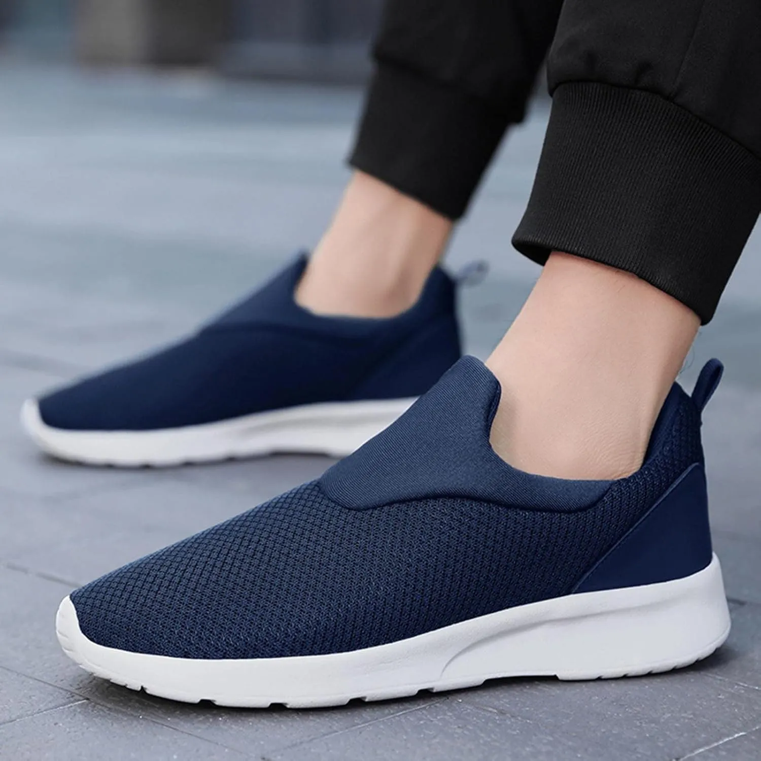 Men Summer Large Size Fashion Lightweight Comfort Shoes Non Slip Casual Running Shoes Sneaker Rack Organizer for Men