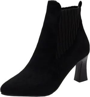 Mens Ankle Boots Womens Boot Leather Booties Cute Black Womens Black Booties and Ankle Boots Boot for Sprained Ankle Right Foot Small