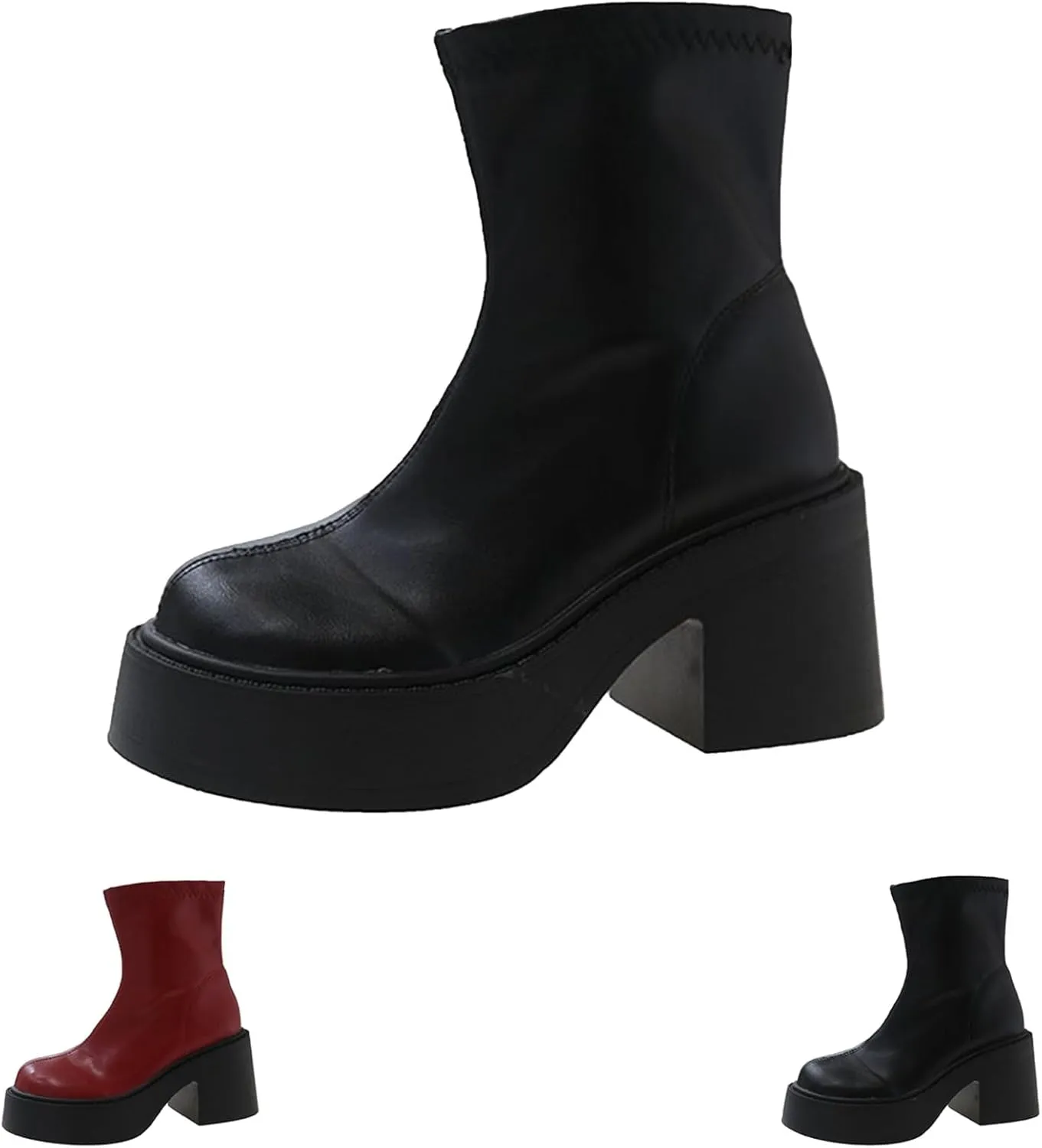 Mens Ankle Boots Womens Boot Leather Booties Cute Black Womens Black Booties and Ankle Boots Boot for Sprained Ankle Right Foot Small