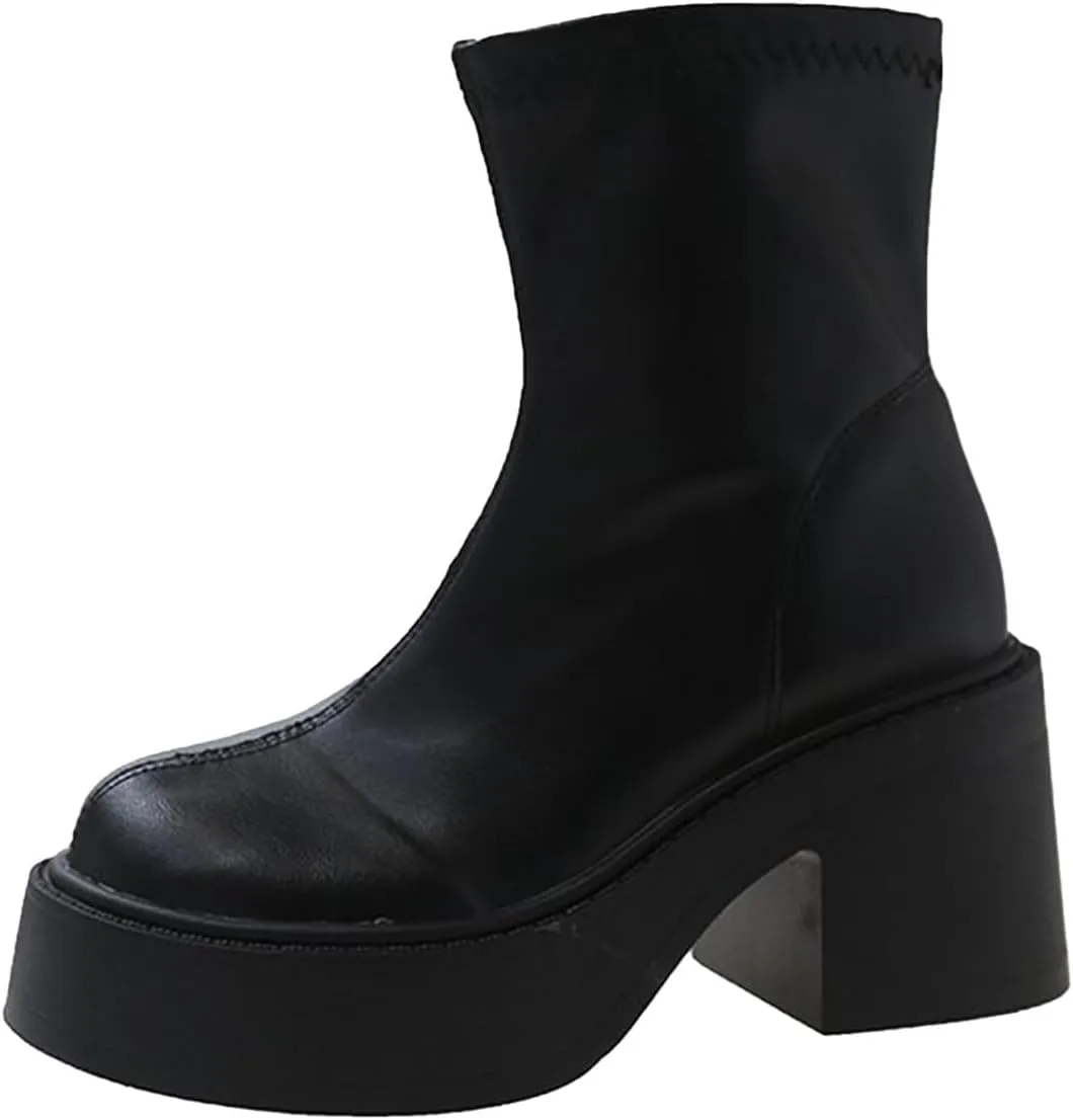 Mens Ankle Boots Womens Boot Leather Booties Cute Black Womens Black Booties and Ankle Boots Boot for Sprained Ankle Right Foot Small