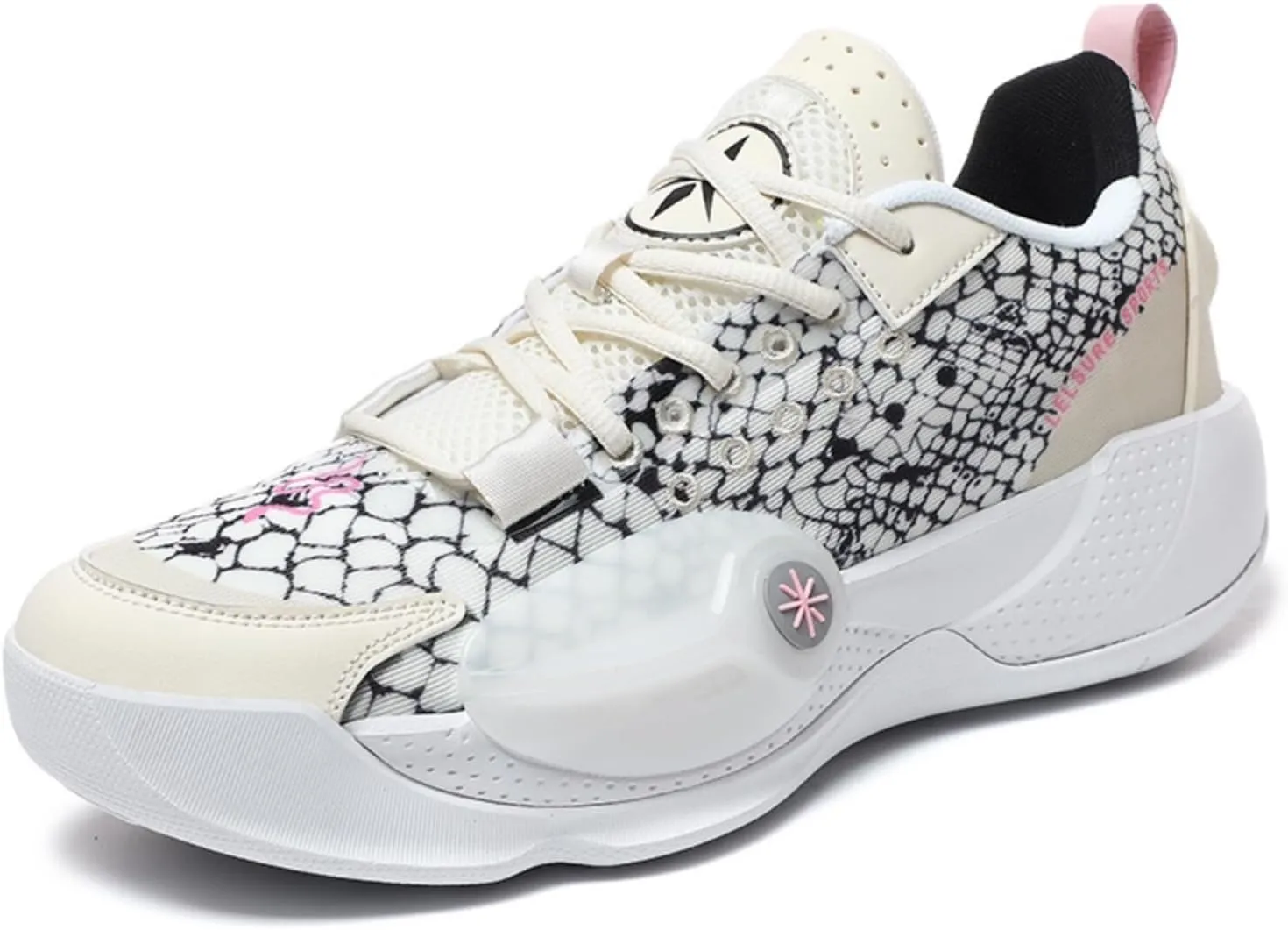 Men's Basketball Shoes Lightweight Mesh Fabric Fashionable Anti Slip Sports Running Boots