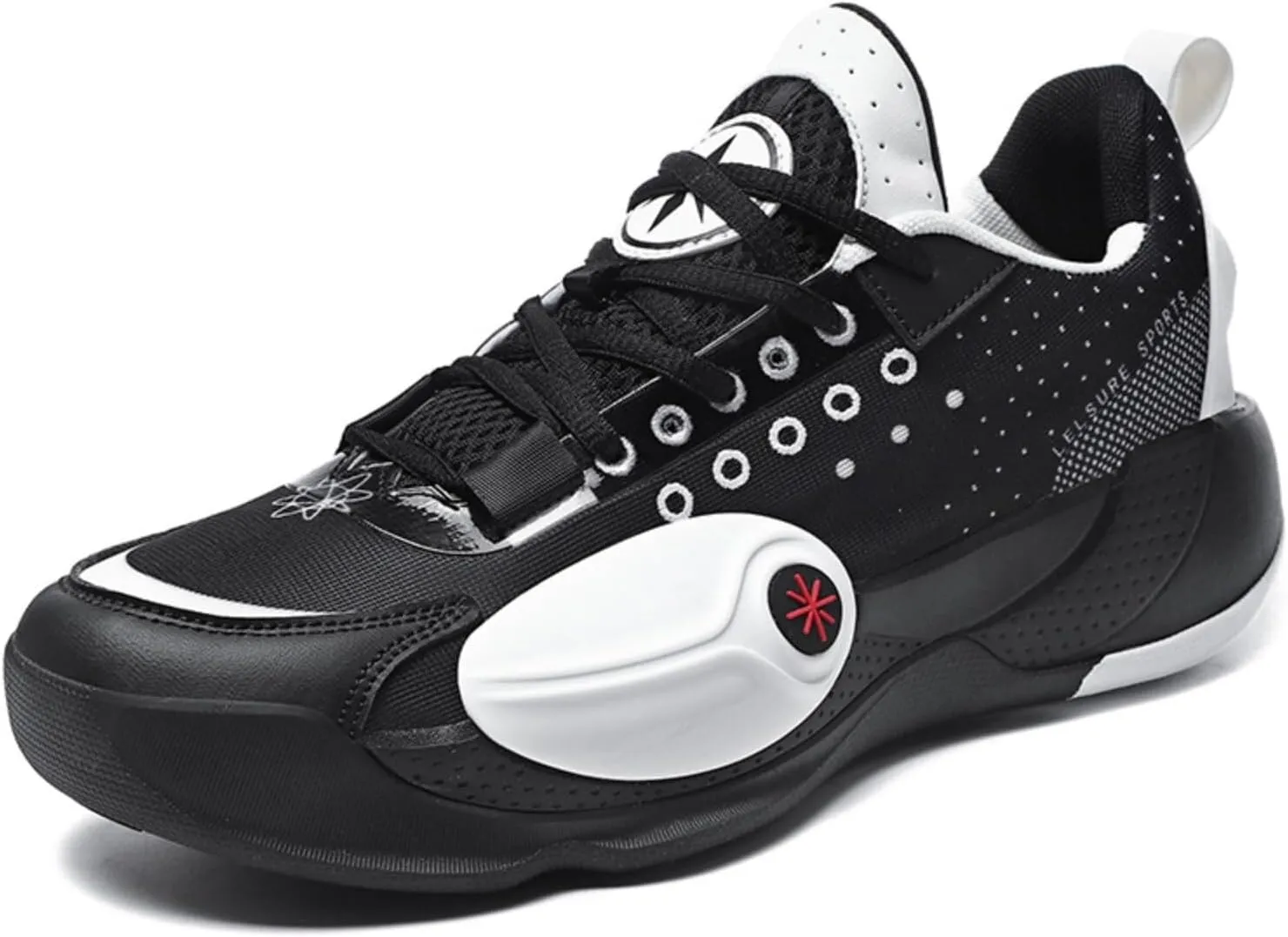 Men's Basketball Shoes Lightweight Mesh Fabric Fashionable Anti Slip Sports Running Boots