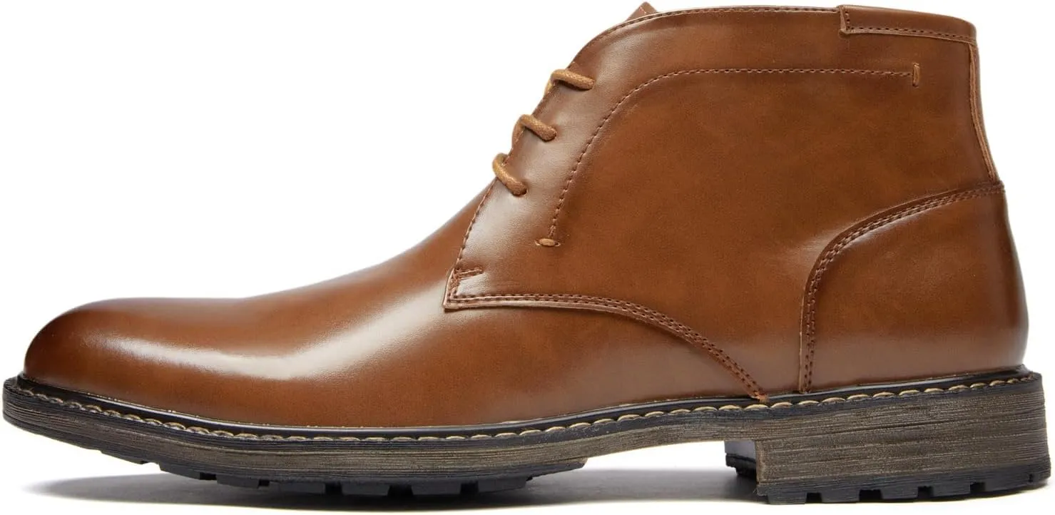 Men's Boots Lace-Up Casual Chukka Boots Oxford Dress Boots for Men.