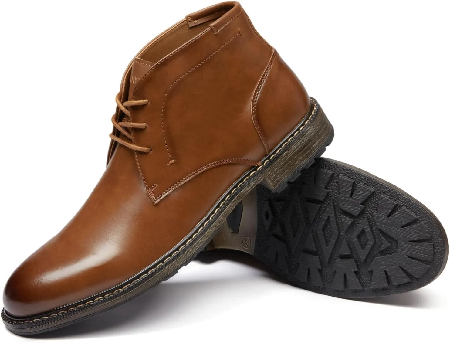 Men's Boots Lace-Up Casual Chukka Boots Oxford Dress Boots for Men.