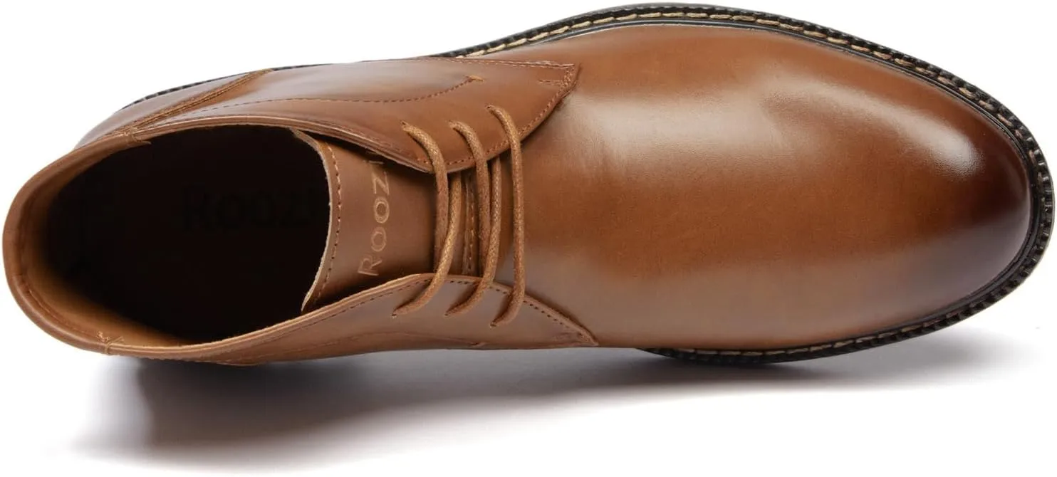 Men's Boots Lace-Up Casual Chukka Boots Oxford Dress Boots for Men.
