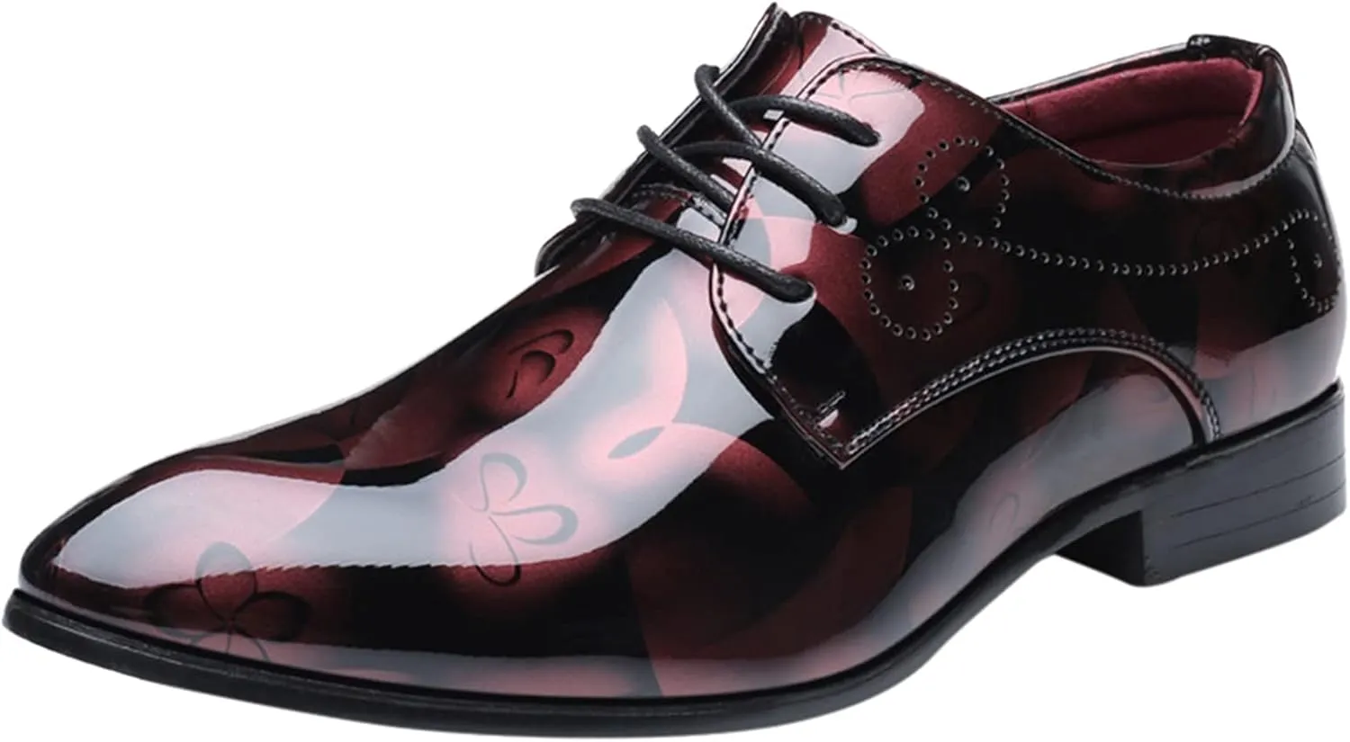 Mens Casual Leather Shoes Size 11 Classical Style Shoes For Men Slip On PU Leather Low Rubber Sole Block Heel Work Designer Leather Shoes for Men