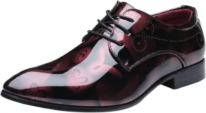 Mens Casual Leather Shoes Size 11 Classical Style Shoes For Men Slip On PU Leather Low Rubber Sole Block Heel Work Designer Leather Shoes for Men