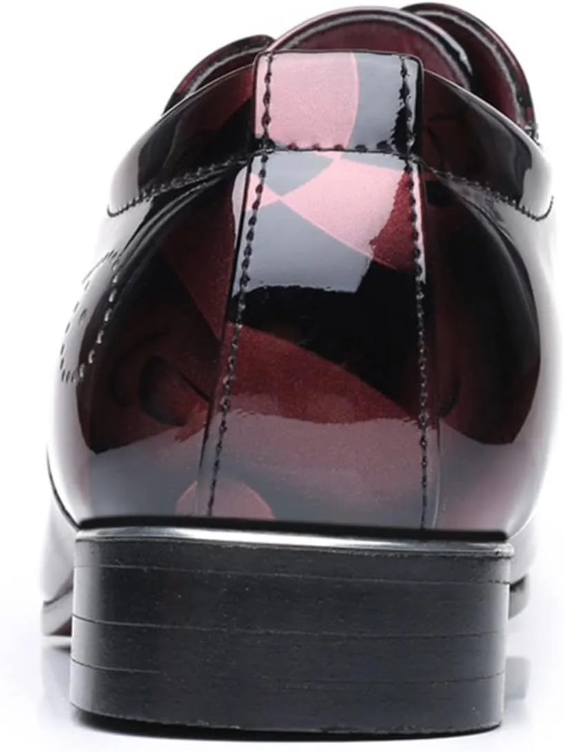Mens Casual Leather Shoes Size 11 Classical Style Shoes For Men Slip On PU Leather Low Rubber Sole Block Heel Work Designer Leather Shoes for Men