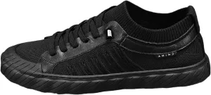 Men's Fashion Shoes Daily Working All Day Comfort Flat Sneakers for Men with Non Slip Comfortable Thick Sole Breathable Mesh Lace up Black Footwear Four Seasons Shoes Male