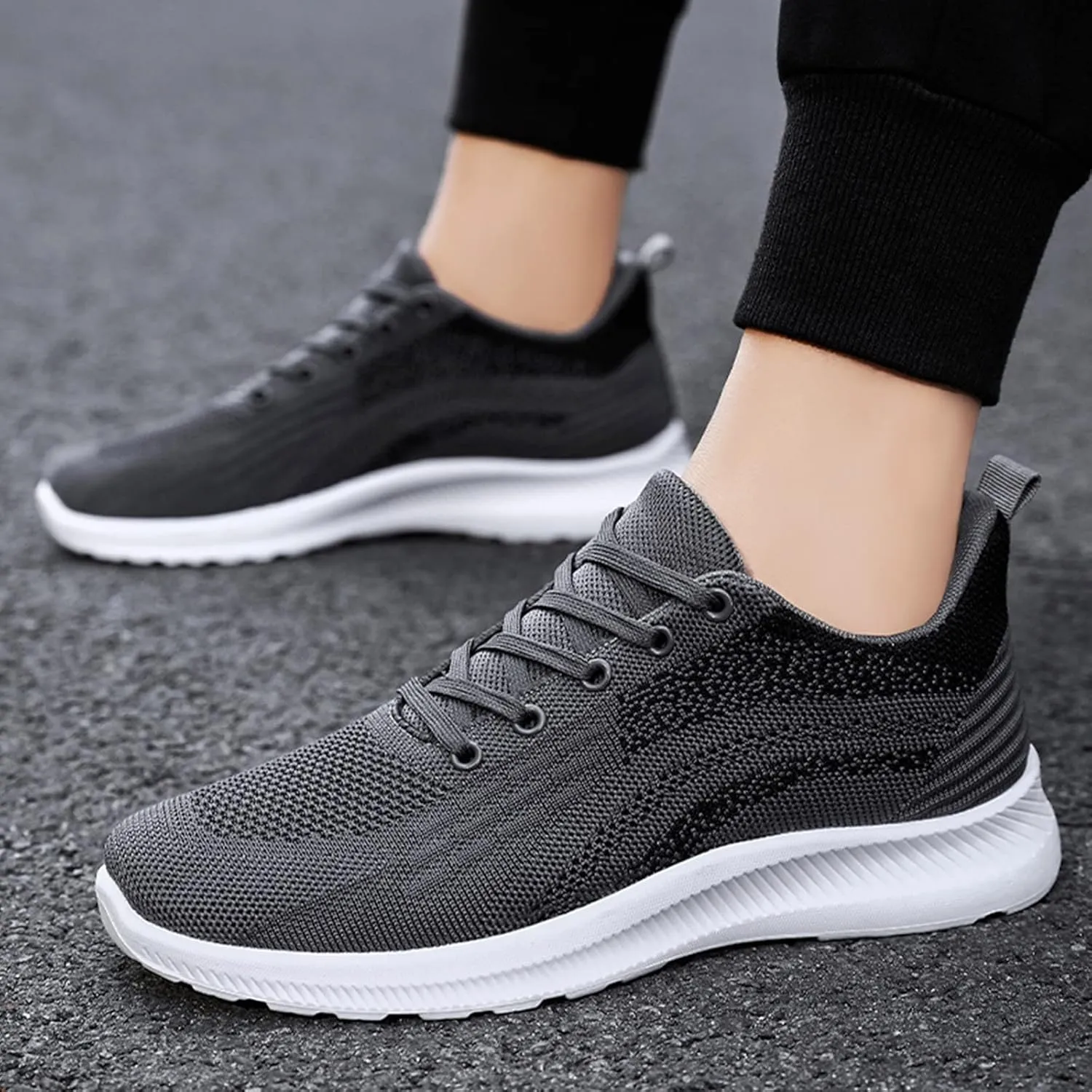 Men's Fashion Sneakers Mens Walking Shoes Slip on Shoe for Men Tennis Shoe for Men Lightweight Sport Sneaker