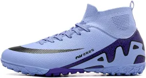 Men's High Top Soccer Shoes, alongside Men's and Women's High-Top Students Game and Sports Training Soccer Cleats Shoes