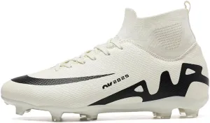 Men's High Top Soccer Shoes, alongside Men's and Women's High-Top Students Game and Sports Training Soccer Cleats Shoes