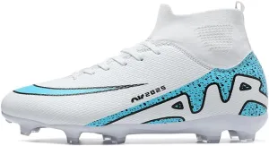 Men's High Top Soccer Shoes, alongside Men's and Women's High-Top Students Game and Sports Training Soccer Cleats Shoes