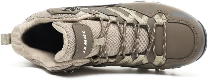 Men's Hiking Shoes, Breathable High Top Climbing Hiking Shoes, Outdoor Trekking Camping Boots, Waterproof Women's Hiking Boots