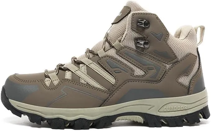 Men's Hiking Shoes, Breathable High Top Climbing Hiking Shoes, Outdoor Trekking Camping Boots, Waterproof Women's Hiking Boots
