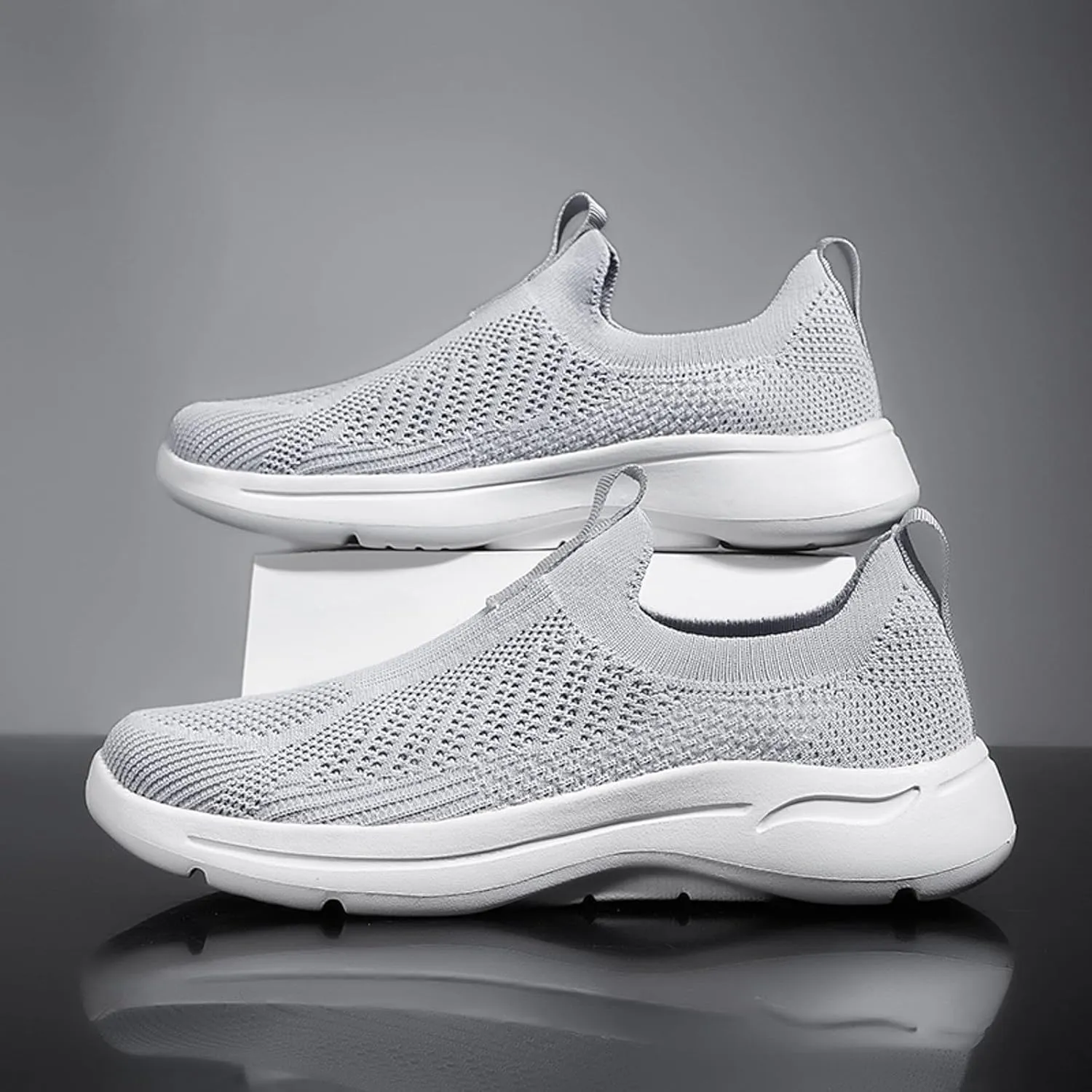 Mens Slip on Shoes Mens Tennis Shoes Tennis Shoe for Men Walking Shoe for Men Lightweight Comfortable Sneaker