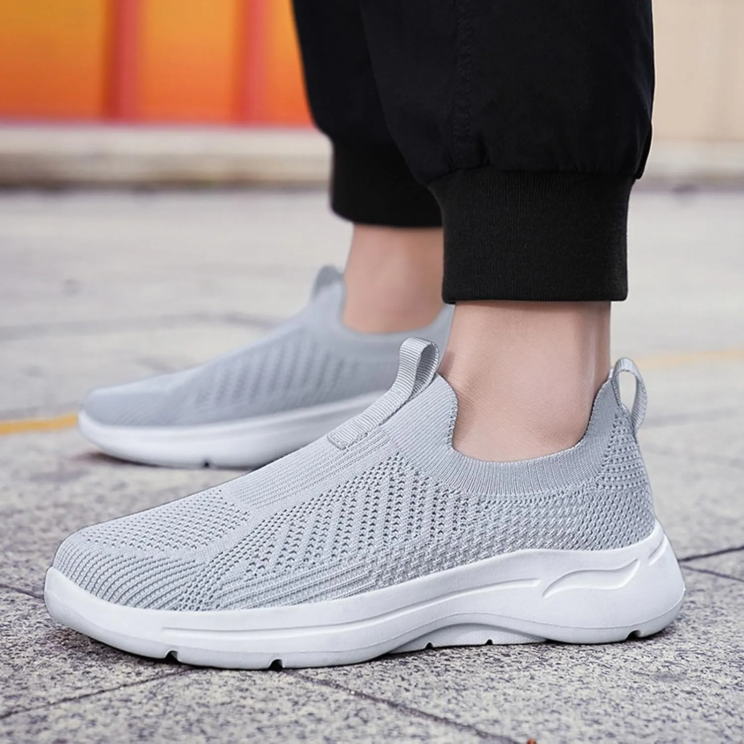 Mens Slip on Shoes Mens Tennis Shoes Tennis Shoe for Men Walking Shoe for Men Lightweight Comfortable Sneaker