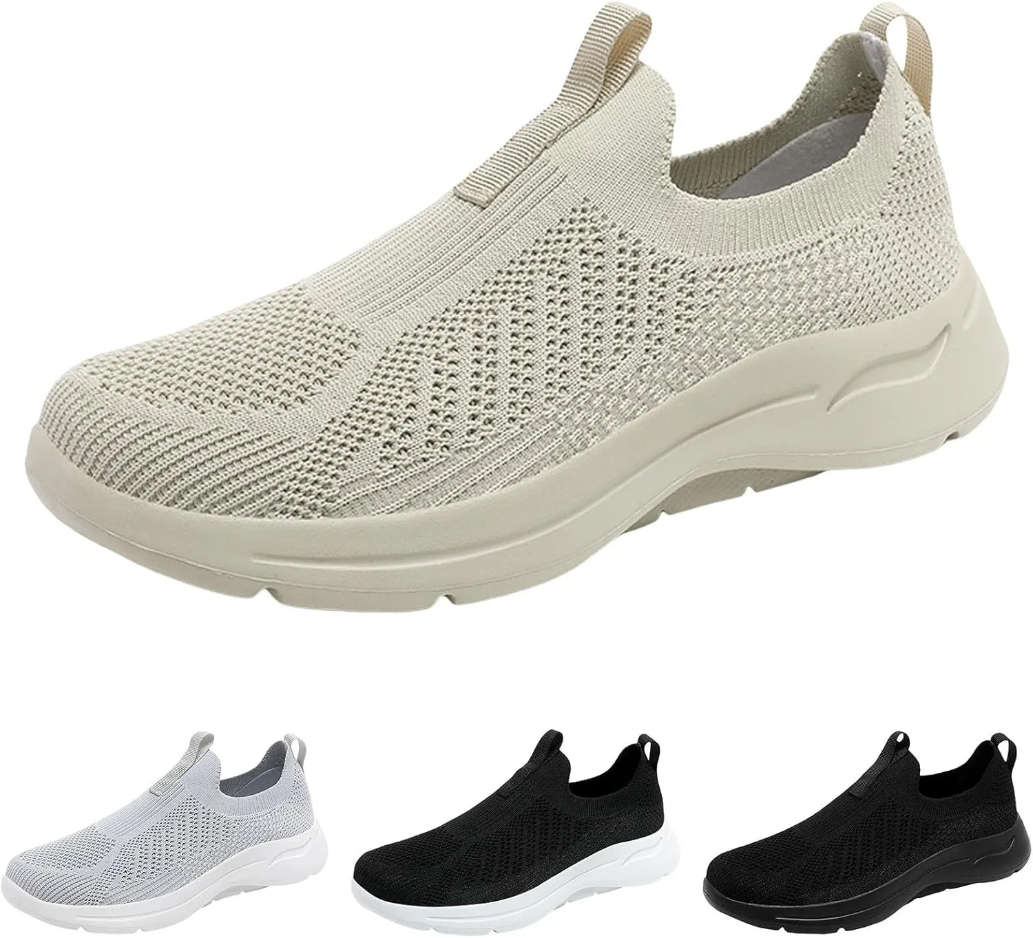 Mens Slip on Shoes Mens Tennis Shoes Tennis Shoe for Men Walking Shoe for Men Lightweight Comfortable Sneaker