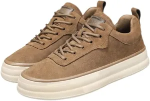 Men's Stylish Plain-Color Low-top Skate Shoes, Comfortable Casual lace-up Sport Shoes, PVC Sole, EVA Insole, Round Toe Design, Suitable for Daily wear, Suitable for All Seasons.