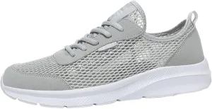 Mens Walking Shoes Non Slip Work Shoes Lightweight Non Slip Running Shoes Breathable Mesh Sneakers for Tennis