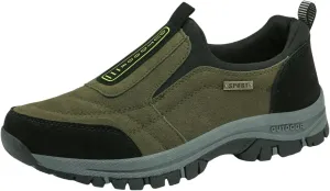 Men's Wide Hiking Shoes Lightweight Walking Shoes Waterproof Work Shoes for Outdoor Trailing Trekking Camping