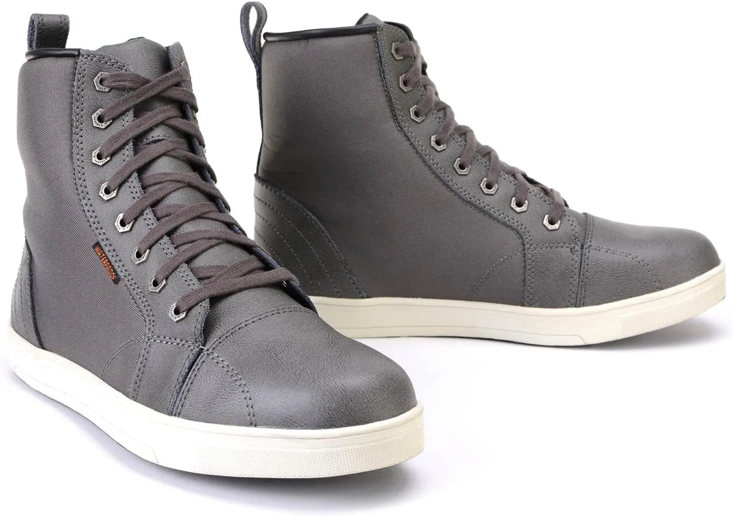 Milwaukee Leather Men's Motorcycle Reinforced Street Biker Casual Riding Shoes Leather Suede Canvas - 9