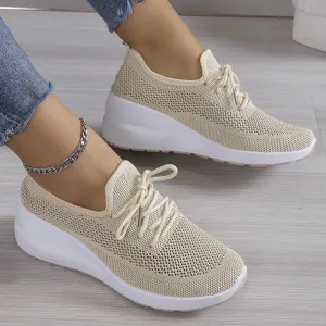 Mutiara | Breathable Knit Casual Sneakers