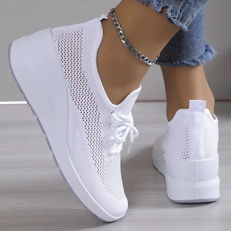 Mutiara | Breathable Knit Casual Sneakers